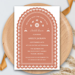 Terra Cotta Arch Bridal Shower Invitation