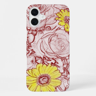 Terra Cotta Edged Bouquet iPhone Case