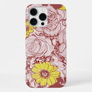 Terra Cotta Edged Bouquet iPhone Case