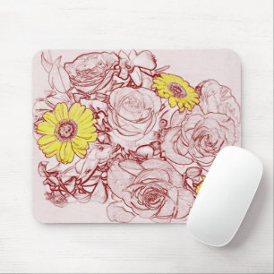 Terra Cotta Edged Bouquet Mouse Pad