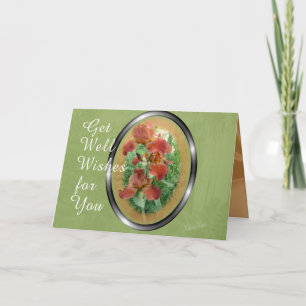 Terra Cotta Iris-get well-customise Card