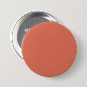 Terra Cotta Red E2725B Colour Add Your Name Option 7.5 Cm Round Badge