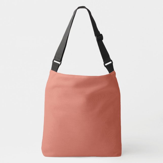Terra Cotta Solid Plain Colour Crossbody Bag (Front)