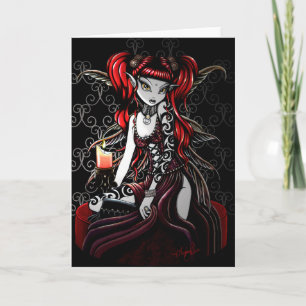 Terra Darkness Fire Fairy Card