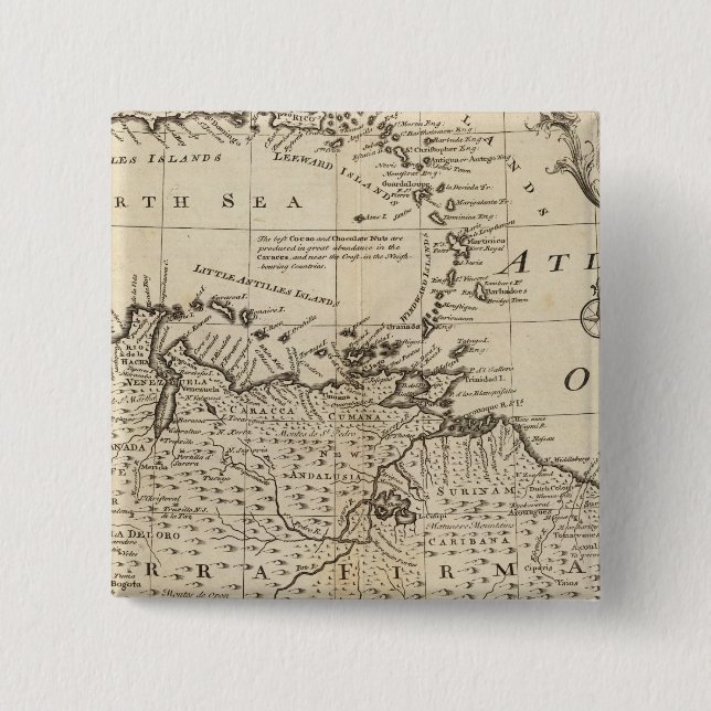 Terra Firma, Caribbean 15 Cm Square Badge (Front)