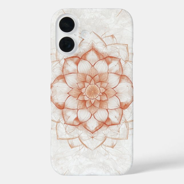 Terra Mandala Mist Case-Mate iPhone Case (Back)