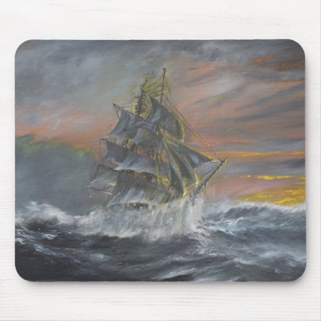 Terra Nova heads into a fierce Gale Dawn Mouse Pad (Front)