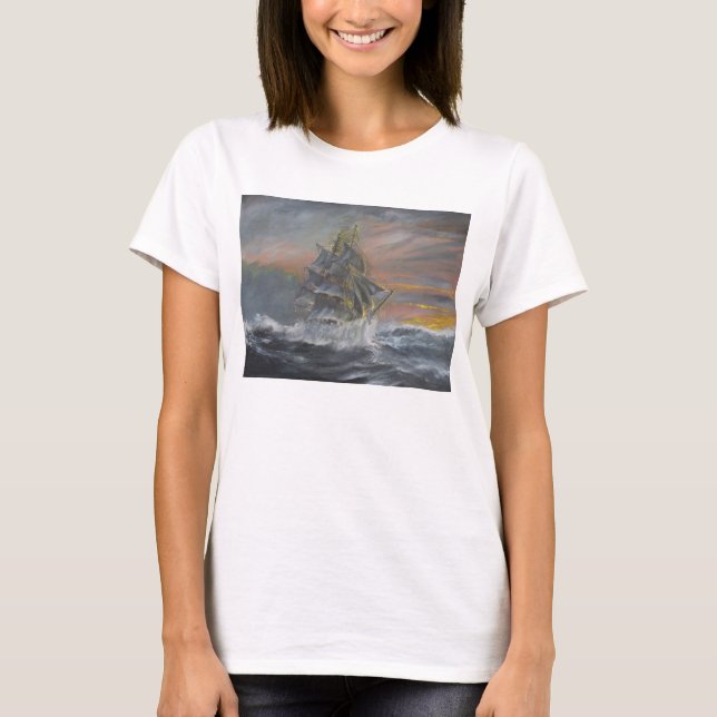 Terra Nova heads into a fierce Gale Dawn T-Shirt (Front)