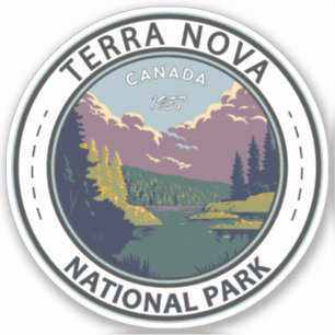 Terra Nova National Park Canada Travel Art Vintage