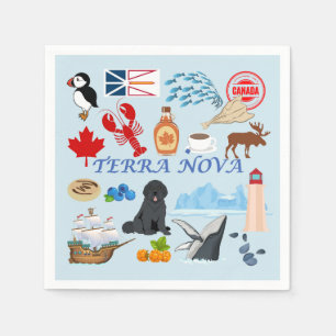 Terra Nova Newfoundland Napkin