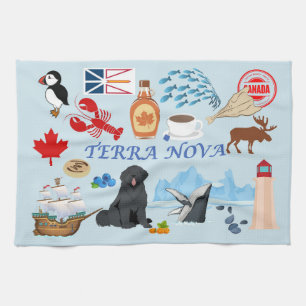 Terra Nova Newfoundland Tea Towel