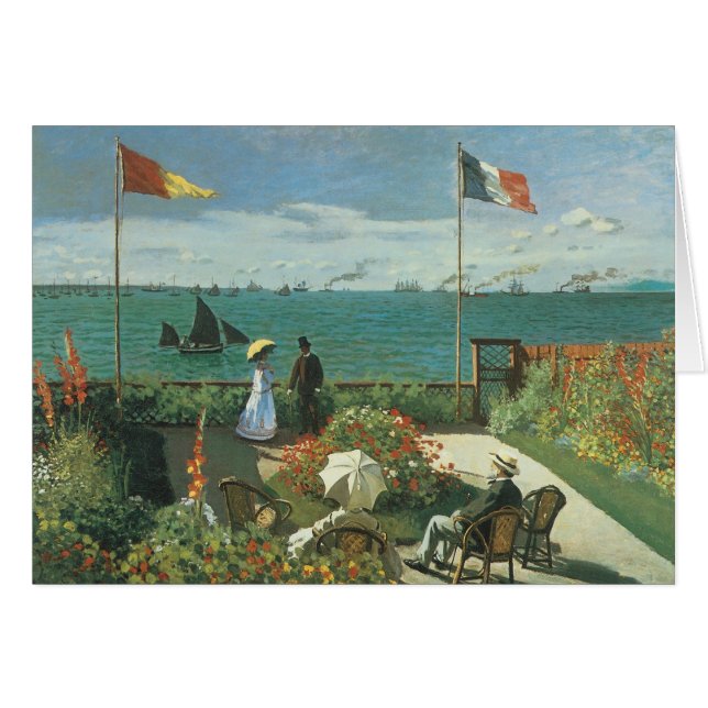 Terrace at the Seaside by Claude Monet (Front Horizontal)