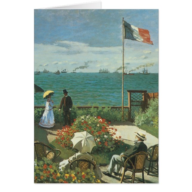 Terrace at the Seaside by Claude Monet (Front)