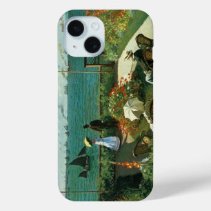 Terrace at the Seaside by Claude Monet iPhone 15 Case