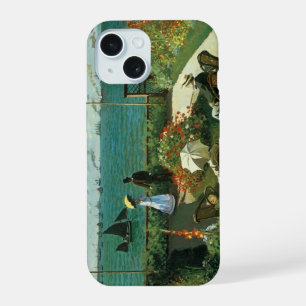 Terrace at the Seaside by Claude Monet iPhone 15 Case