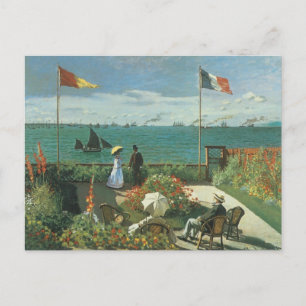 Terrace at the Seaside by Claude Monet Postcard