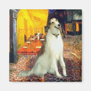 Terrace Cafe - Borzoi Magnet