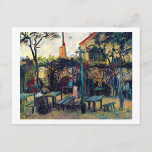 Terrace Cafe on Montmartre Vincent Van Gogh Postcard