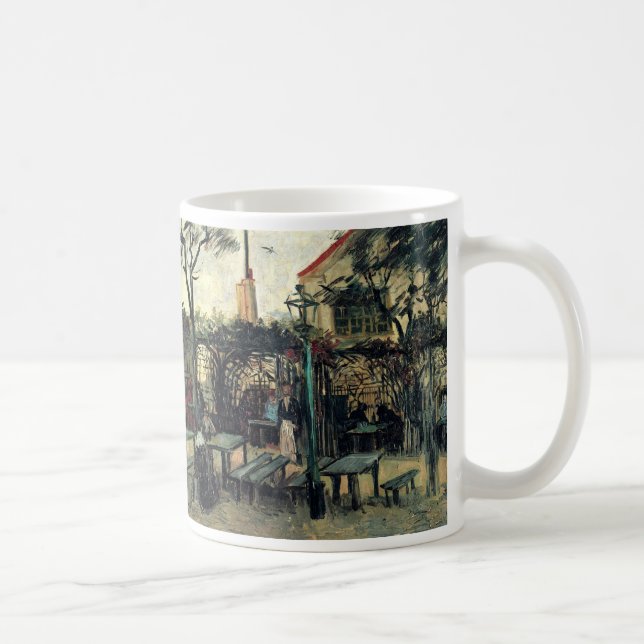 Terrace of a Cafe, Montmartre by Vincent van Gogh Coffee Mug (Right)