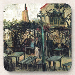 Terrace of a Cafe on Montmartre La Guinguette Coaster