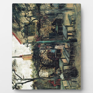 Terrace of a Cafe on Montmartre La Guinguette Plaque