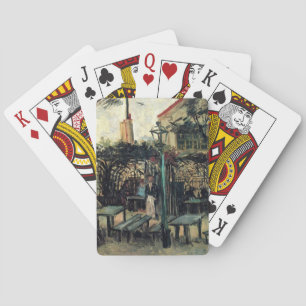 Terrace of a Cafe on Montmartre La Guinguette Playing Cards