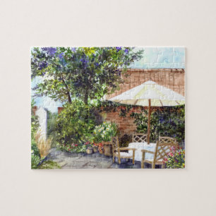 Terrace of The Manor House, York Jigsaw Puzzle