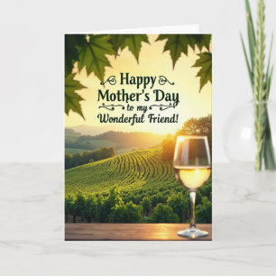 Terraced Fields Sweet Mothers Day Card