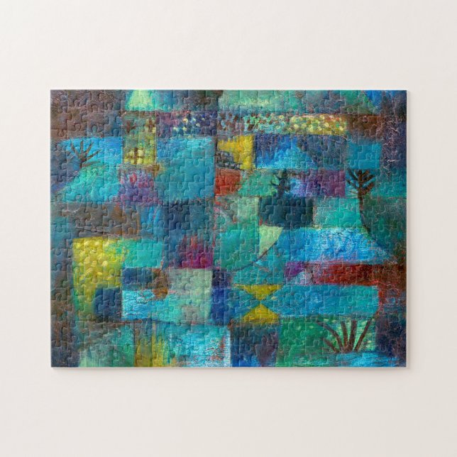Terraced garden (1920) painting by Paul Klee Jigsaw Puzzle (Horizontal)