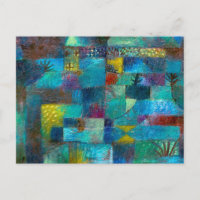 Terraced garden (1920) painting by Paul Klee