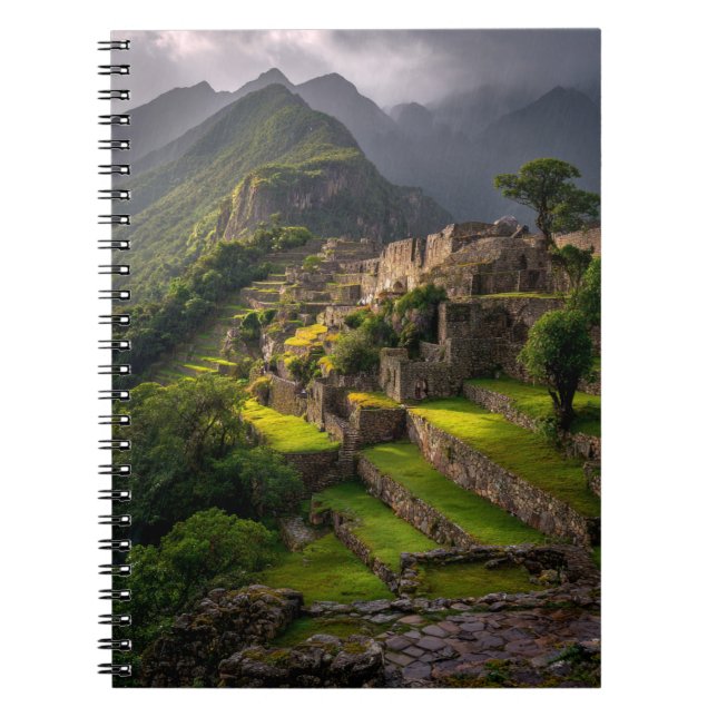 Terraced Tranquility – Machu Picchu Notebook (Front)