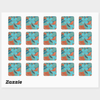 Terracool Bloom Desk Organiser Square Sticker