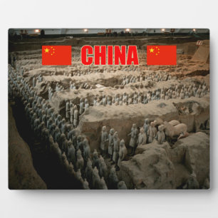 Terracotta Army China - Pro Photo Plaque