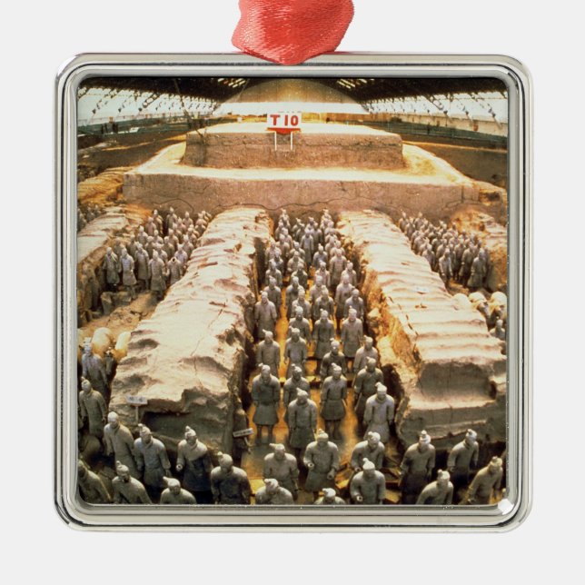 Terracotta Army, Qin Dynasty, 210 BC Metal Ornament (Front)