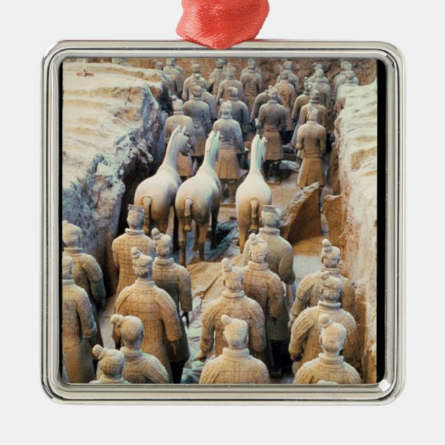 Terracotta Army, Qin Dynasty, 210 BC Metal Tree Decoration (Front)
