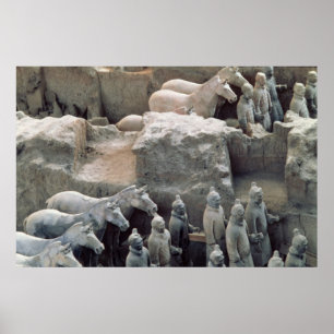 Terracotta Army, Qin Dynasty, 210 BC Poster