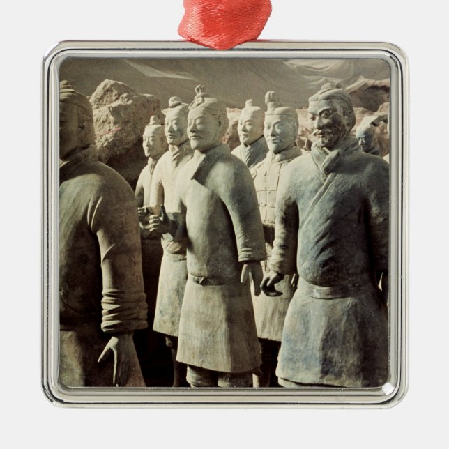 Terracotta Army, Qin Dynasty, 210 BC; warriors Metal Tree Decoration (Front)