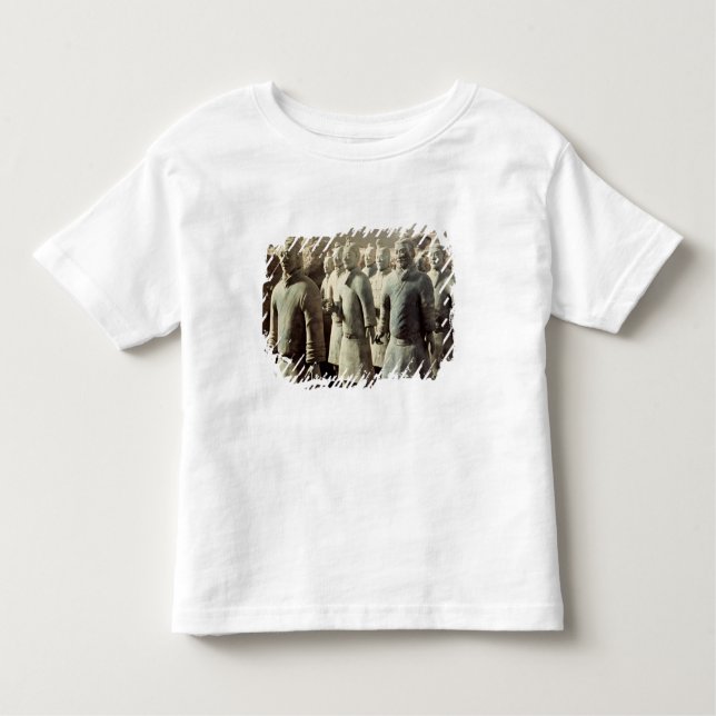 Terracotta Army, Qin Dynasty, 210 BC; warriors Toddler T-Shirt (Front)