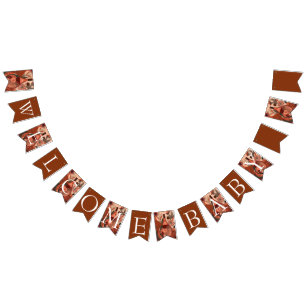 Terracotta baby shower   Bunting