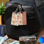 Terracotta Bohemian elegant modern pampas grass Luggage Tag<br><div class="desc">Modern watercolor floral and foliage chic elegant luggage tag. On trend terracotta botanical floral and foliage design. Part of a modern collection.</div>