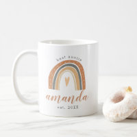 Terracotta Bohemian Rainbow Cute Best Auntie Boho