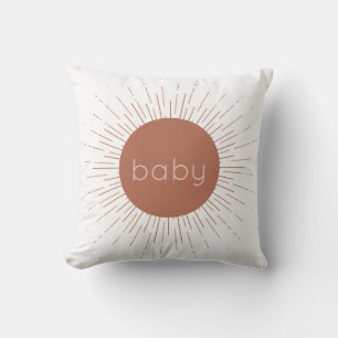 Terracotta Boho Sun Cushion