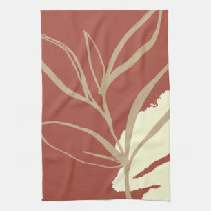 Terracotta Boho Watercolor Tea Towel