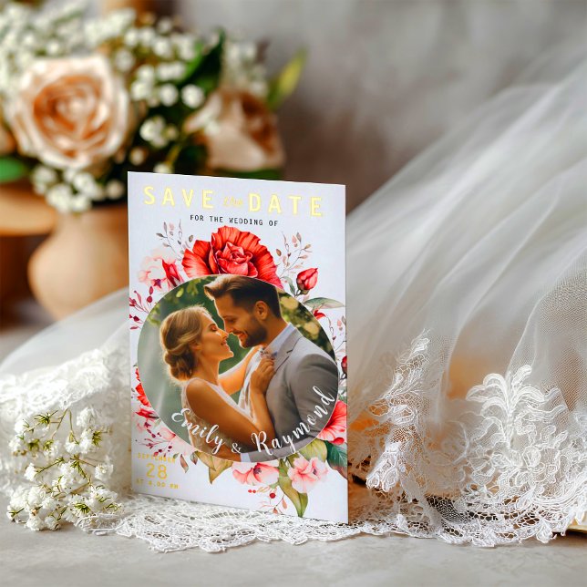 Terracotta Burgundy Blush Floral Wedding Photo  (Creator Uploaded)