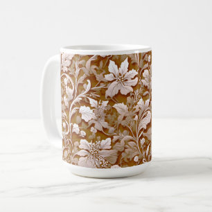 Terracotta Burnt Orange Modern botanical Boho Coffee Mug