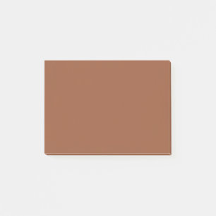 Terracotta Burnt Orange Solid Colour  Post-it Notes