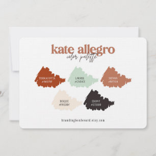 Terracotta Burnt Sienna & Beige Colour Palette Car