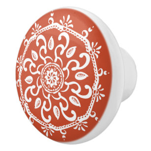 Terracotta Ceramic Knob