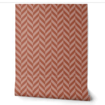 Terracotta Classic Herringbone Weave