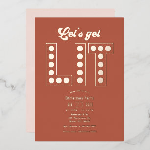 Terracotta Dream Get Lit Retro Christmas Party